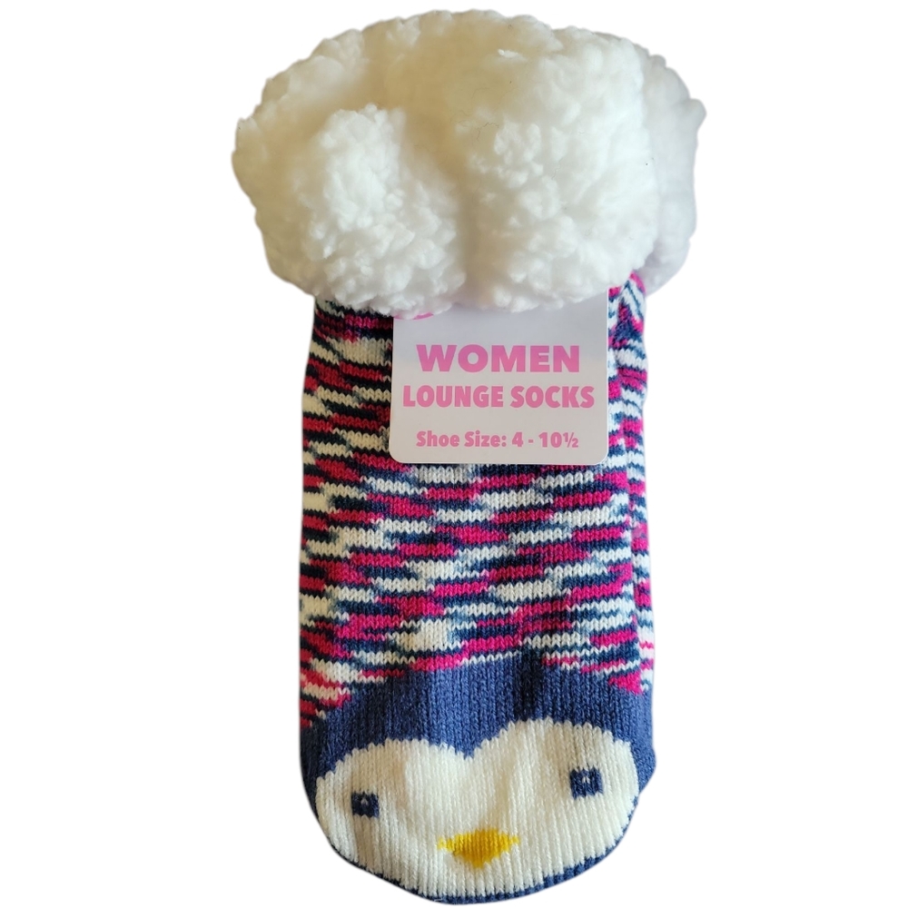NWT WOMEN FLEECE LINED LOUNGE SOCKS Sz 4-10 1/2